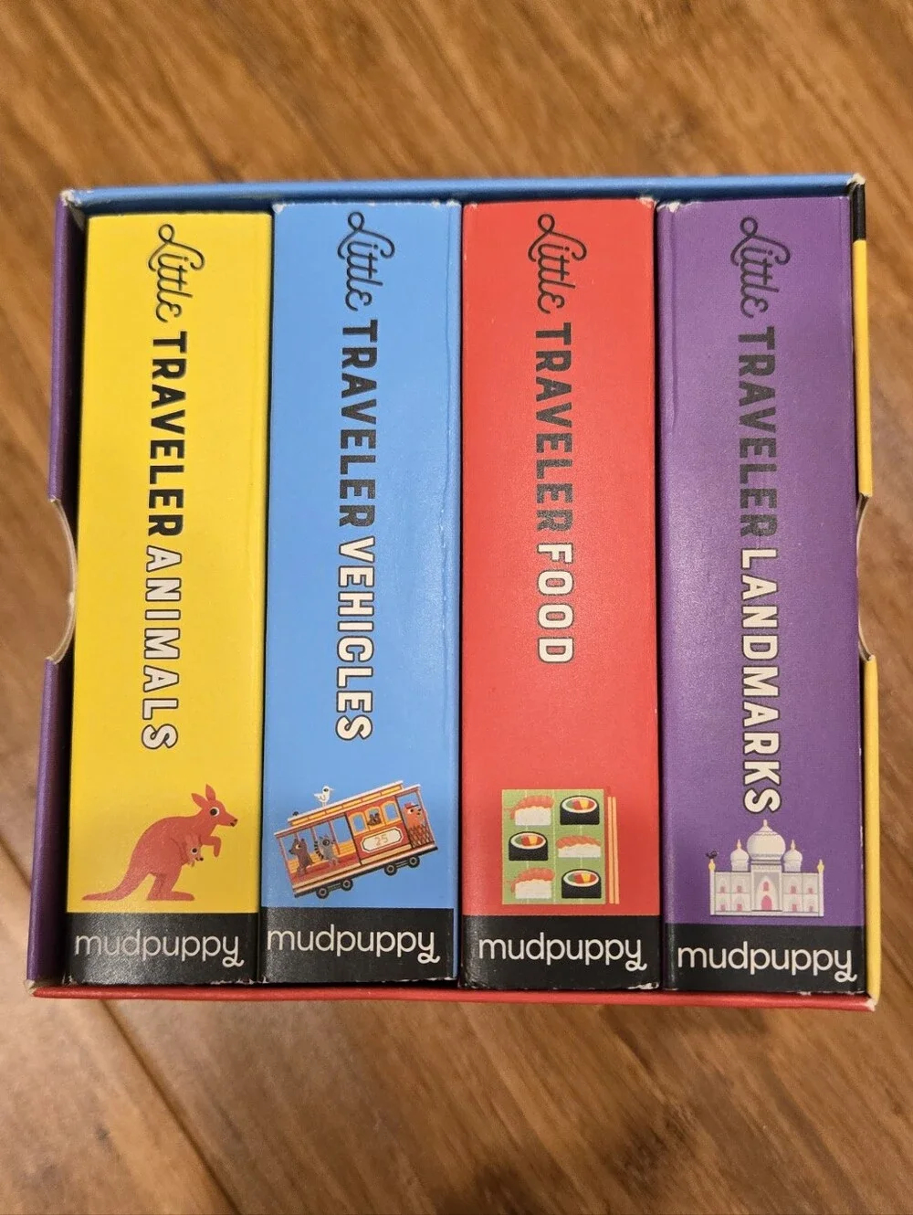 Mudpuppy Little Traveler Board Book Set Of 4